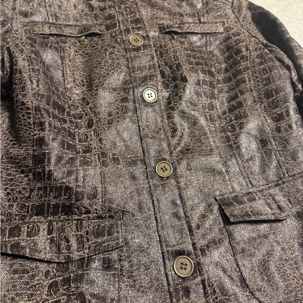 Chic Crocodile Pattern Jacket Joni B - image 6